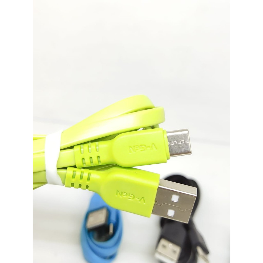 V-GeN PCT2-01 USB Data Cable Type-C 100cm 2.4A Kabel Casan Tipe C Fast Charger Data Transfer Colorfu