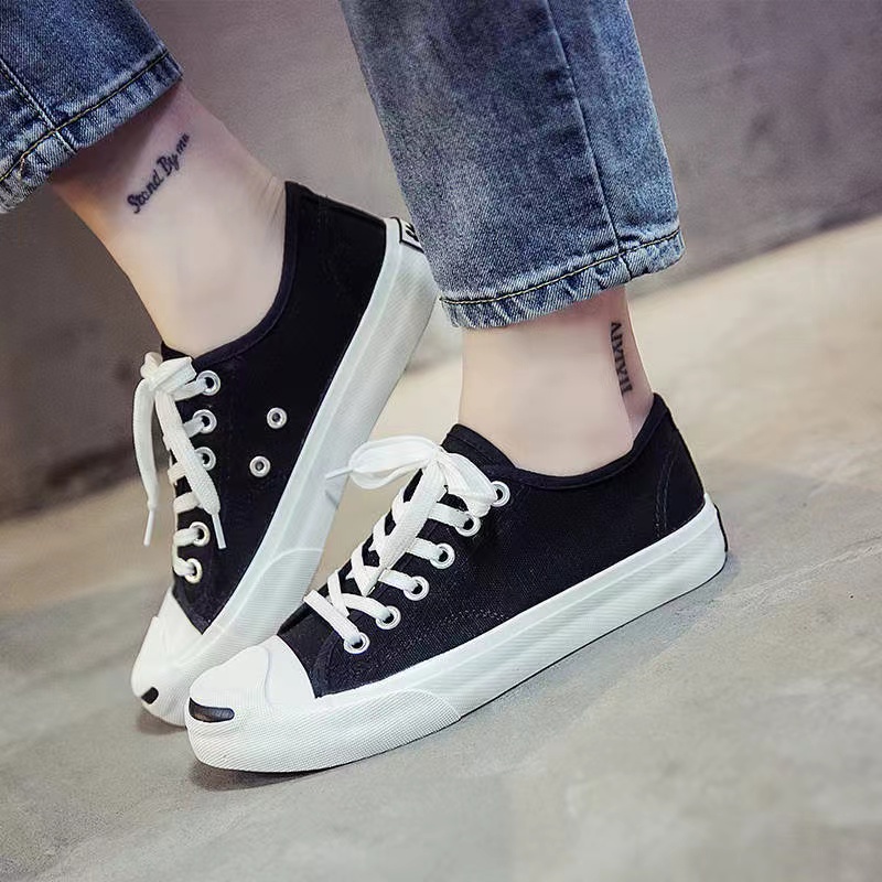 Sepatu Sneakers Wanita Import Sepatu Kanvas Perempuan Sepatu Kuliah Simple