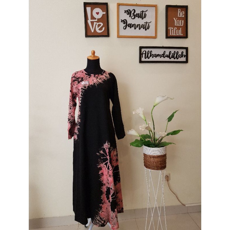 gamis bahan kaos