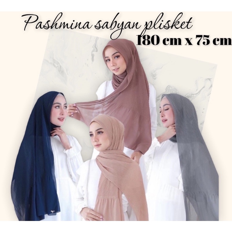 (180x75)PASHMINA LIDI PLISKET DIAMOND