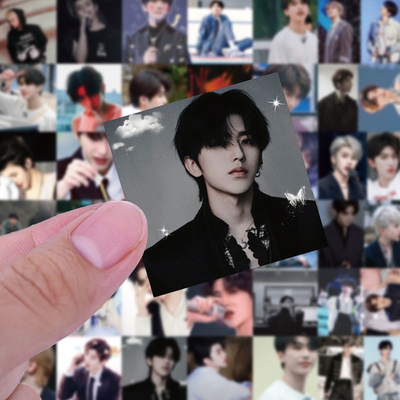 Ikun baru Cai Xukun HD kepala stiker notebook dekoratif Jurnal Cai Xukun tanpa putih tepi stiker bag