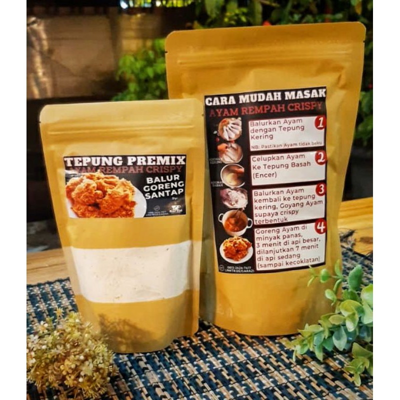 

Tepung Premix Premium - Ayam Rempah Crispy 250gr