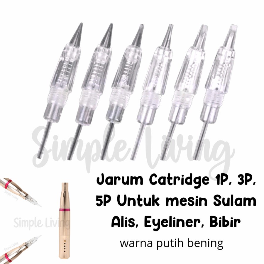 Jarum catridge untuk sulam alis bibir eyeliner // jarum catridge