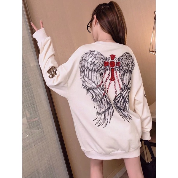 SWEATER IMPORT PRIA WANITA ASIA KOREA JEPANG ORIGINAL WINGS GLAMOUR JY12