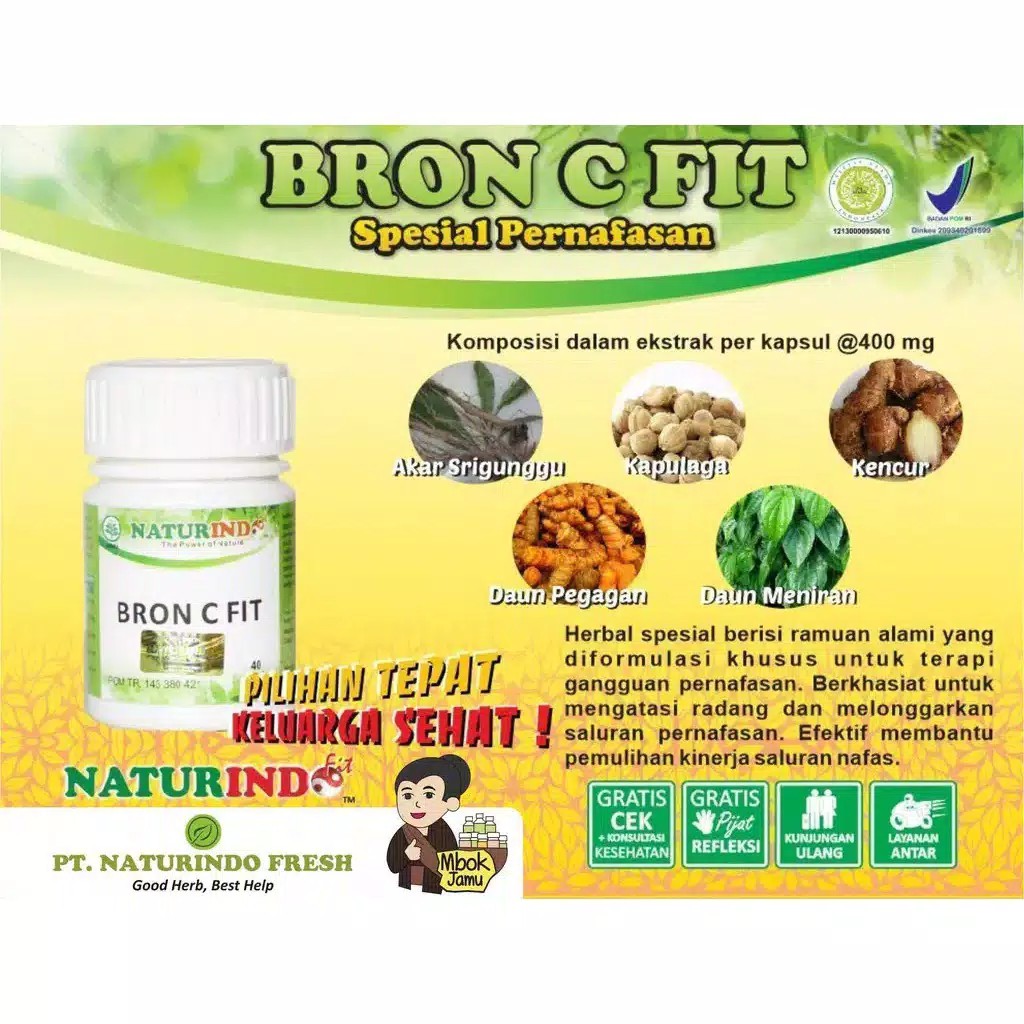 Obat Batuk Kering Berdahak Flu Pilek Herbal Obat Asma Sesak Nafas Bronkitis Herbal BPOM-1