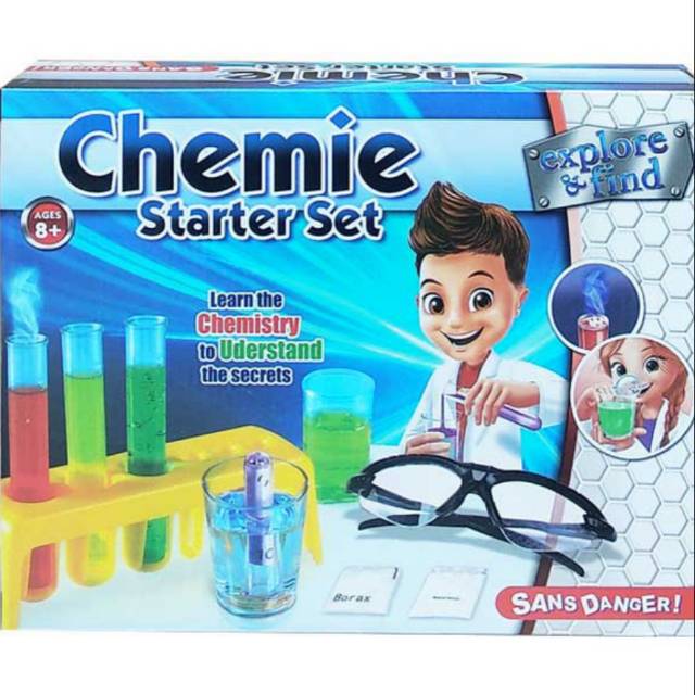CHEMIE STARTER SET EXPLORE AND FIND/ mainan edukasi anak hadiah kado