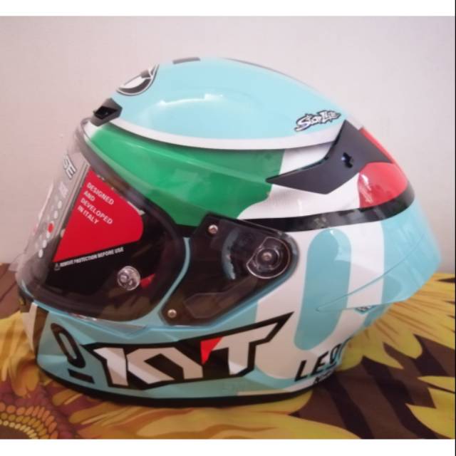 KYT TT Course Dalla Porta Leopard Size M