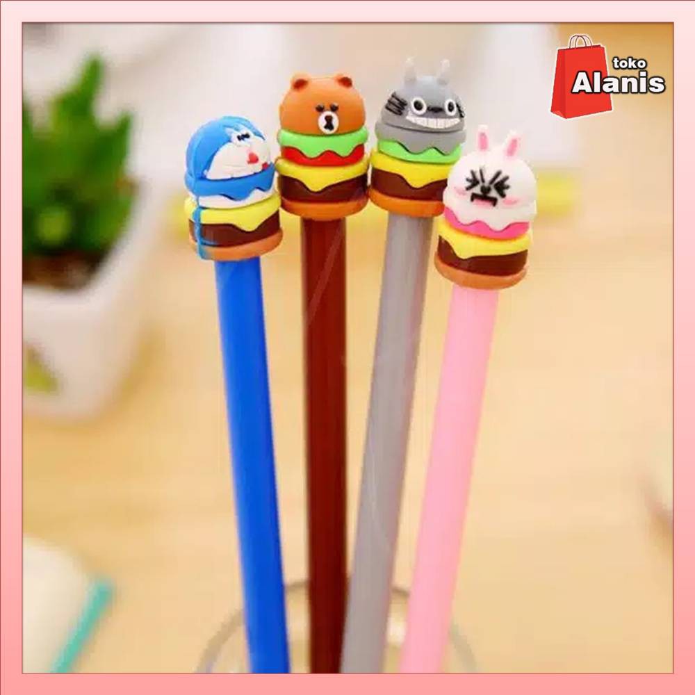 

Pulpen Pena Gel Bolpen Karakter Lucu Unik Buat Kado Souvenir
