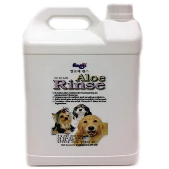 Forbis Aloe Rinse Shampoo - Pet Dog Shampoo anjing