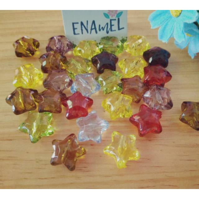 

Ecer : akrilik bintang bening 2cm