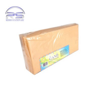 

Amplop Cokelat Uang Gaji Kabinet (11 x 24 Cm) Tebal 80 Gsm / MERK GAND isi 100 Pcs.