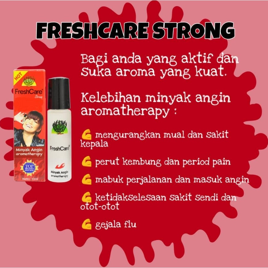 FRESHCARE MINYAK ANGIN STRONG AROMATHERAPY 10 ML