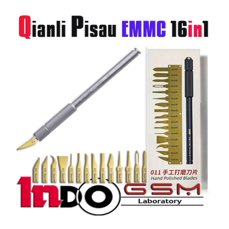 Qianli Pisau EMMC 16in1 Pisau Bedah IC EMMC Pisau Service HP