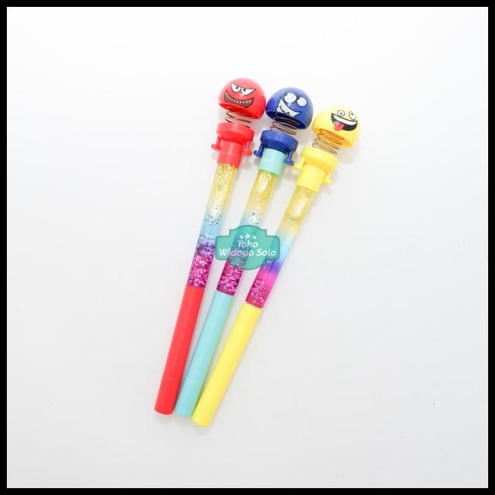 

Pulpen Gel Hitam Glitter Spring Doll 1 Buah