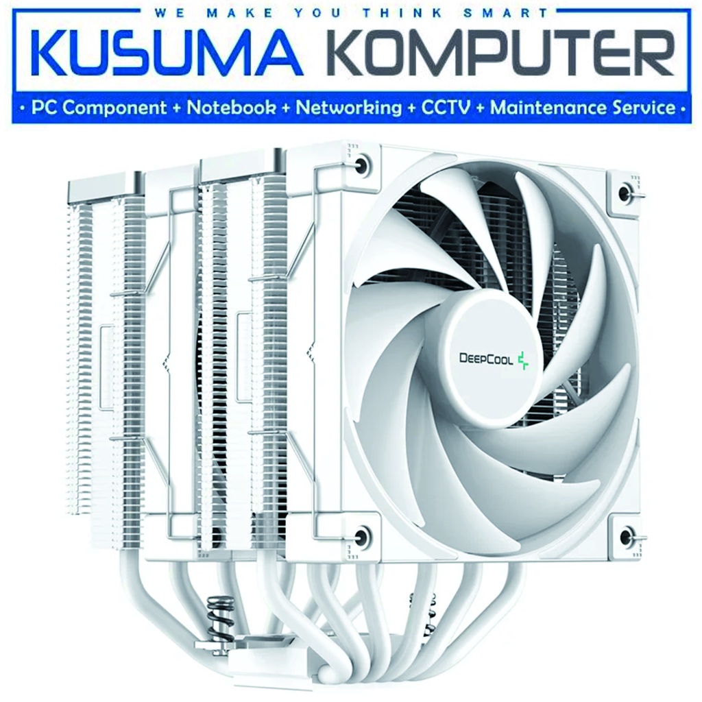 Deepcool AK620 White Dual Tower CPU COOLER Support LGA 1700