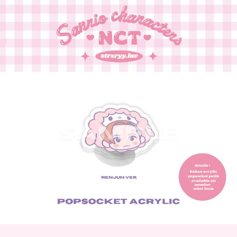 [PO] Popsocket Acrylic Sanrio X NCT