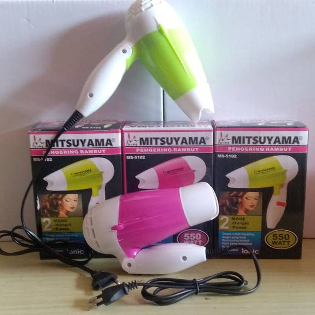 ORIGINAL MITUSYAMA MS-5102 HAIRDRYER PENGERING RAMBUT DIJAMIN KENCANG