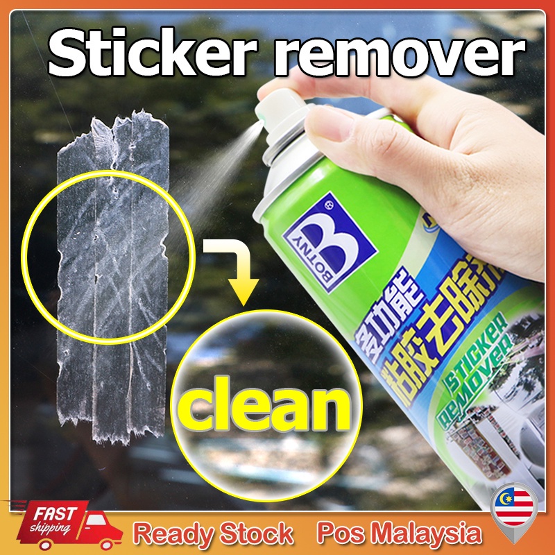 Botny Sticker Remover Spray 450ML Penghapus Bekas Cat Penghilang Stiker Semprotan Pembersih Stiker M