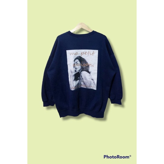 Alkong Backprint Oversized Crewneck