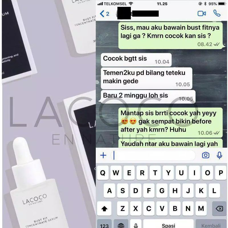 LACOCO Bust Fit Concentrate Serum Perawatan Payudara Premium