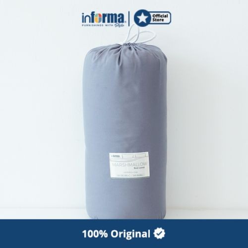 Sprei Bed Cover 150X200 Cm Marshmallow - Abu-Abu(N3A8) Sprei Karakter Spray Anti Bocor Sprei Halus d