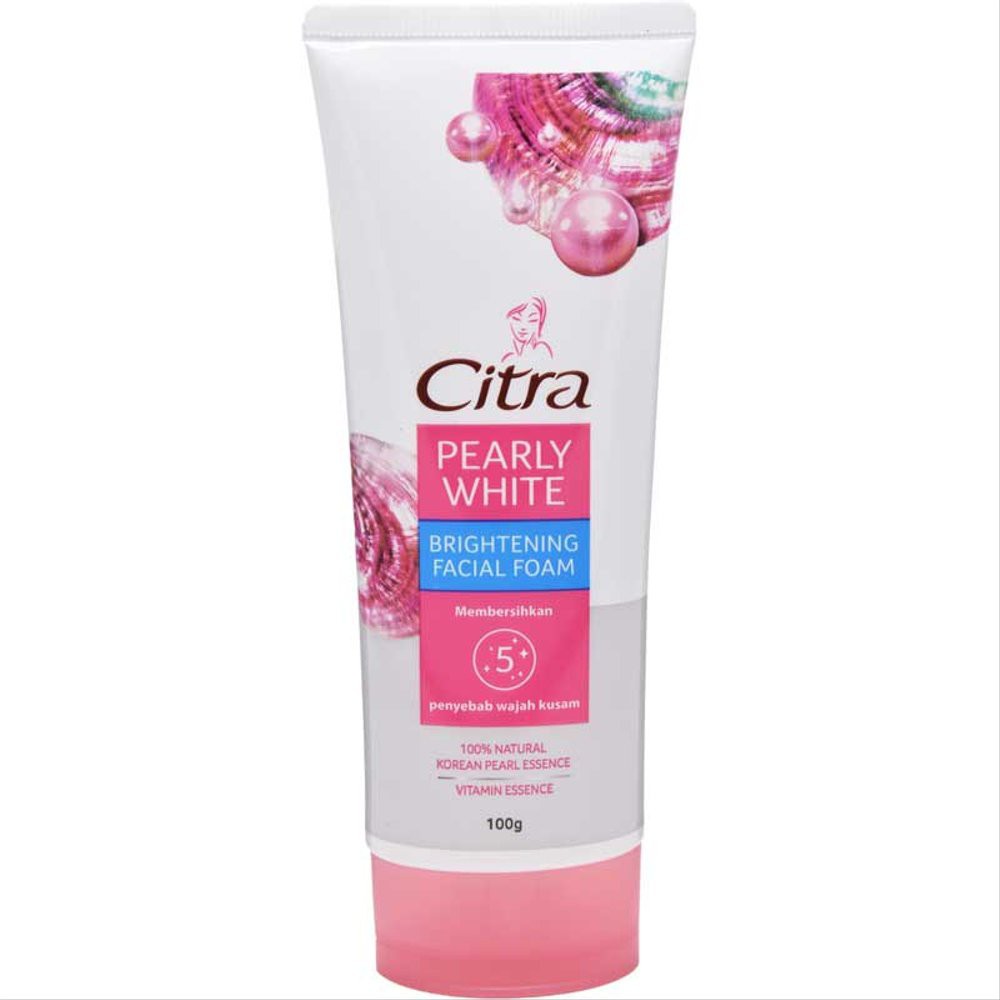 Citra Pearly Glow White UV Brigtening Facial Foam Sabun Pencuci Wajah