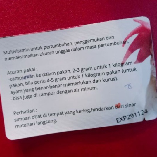 Suplemen Ayam Petarung Vitamin Untuk Meningkatkan Ukuran Ayam dan Menjaga Stamina Ayam Unggas Original Termurah FEZONE