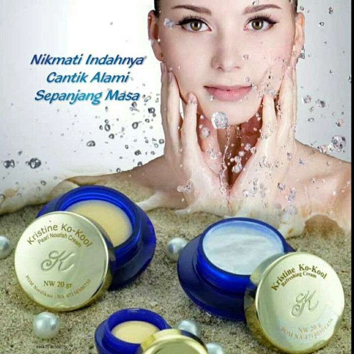 Beli 3 Hemat Kristine Ko-Kool Refreshing Cream 20g Mengandung Nutrisi Pelembab &amp; Melebutkan Kulit