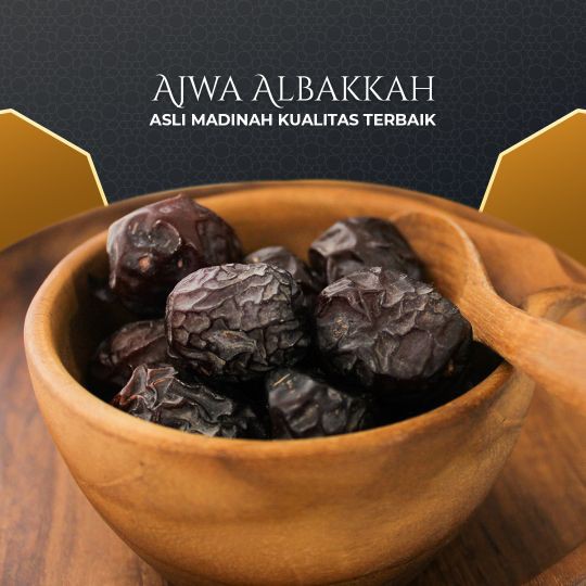 

Kurma Ajwa Grade A Premium Al-Bakkah Original Madinah