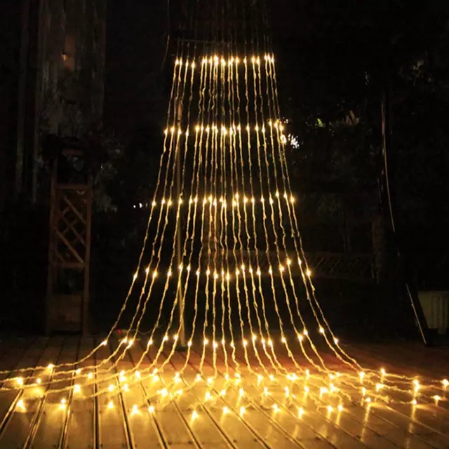Lampu Tirai Air Terjun / Water Fall Curtain Light 3 x 3 Meter