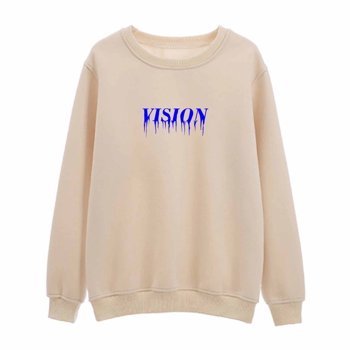 Sweater Crewneck Pria Vision Golden Fleece Size M - XXL