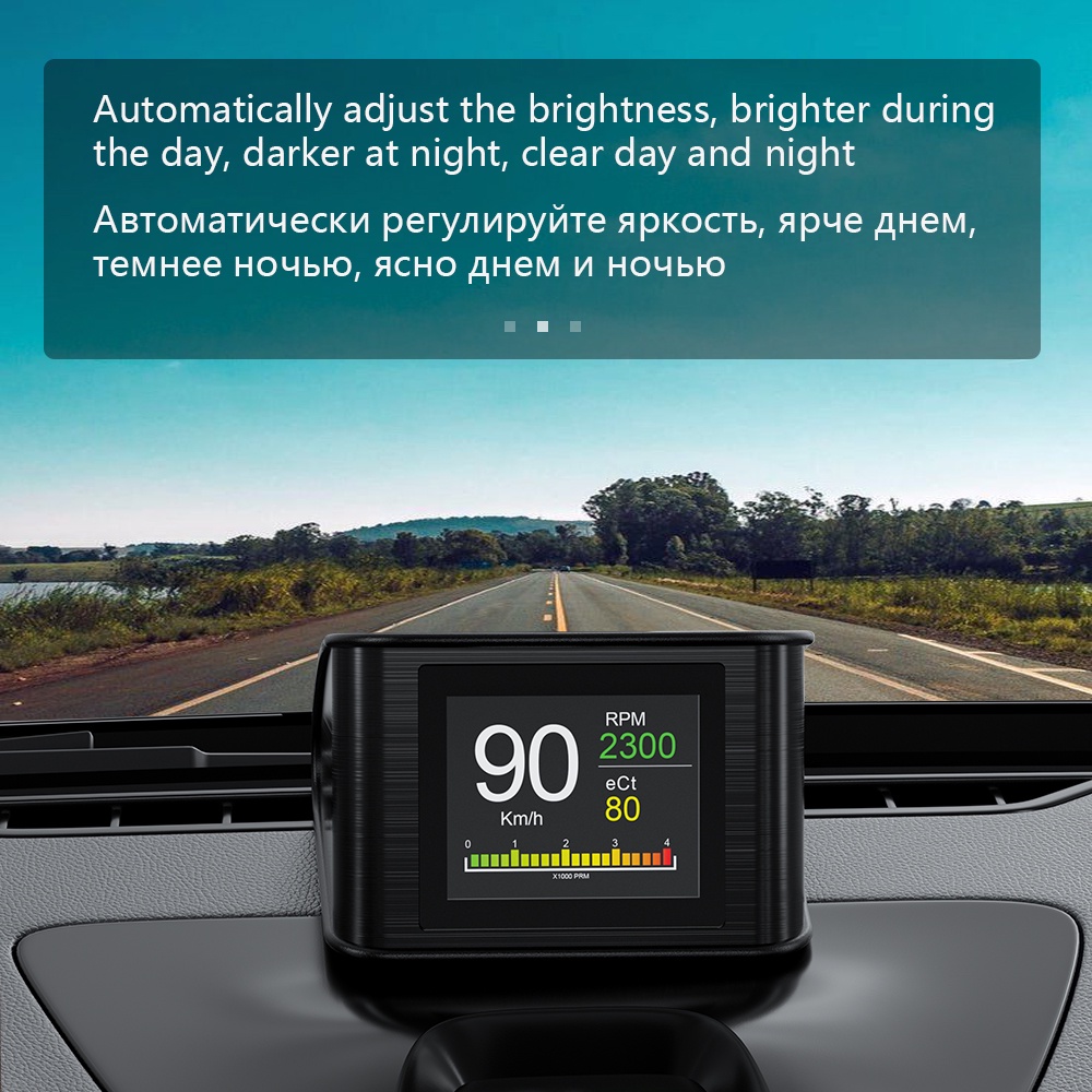 ANCEL P10 Car Head Up Hud Display Obd2 Digital