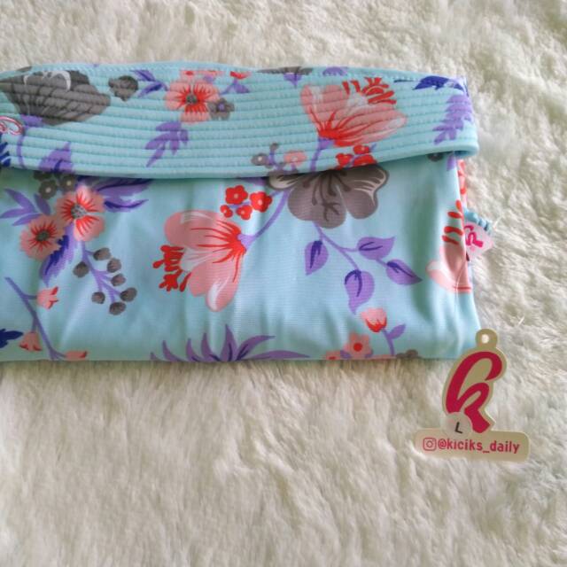 Bergo Motif Bunga Besar