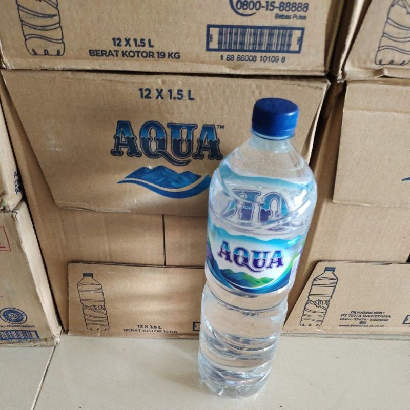 

aqua 12x1500 litter dus via gojek instan