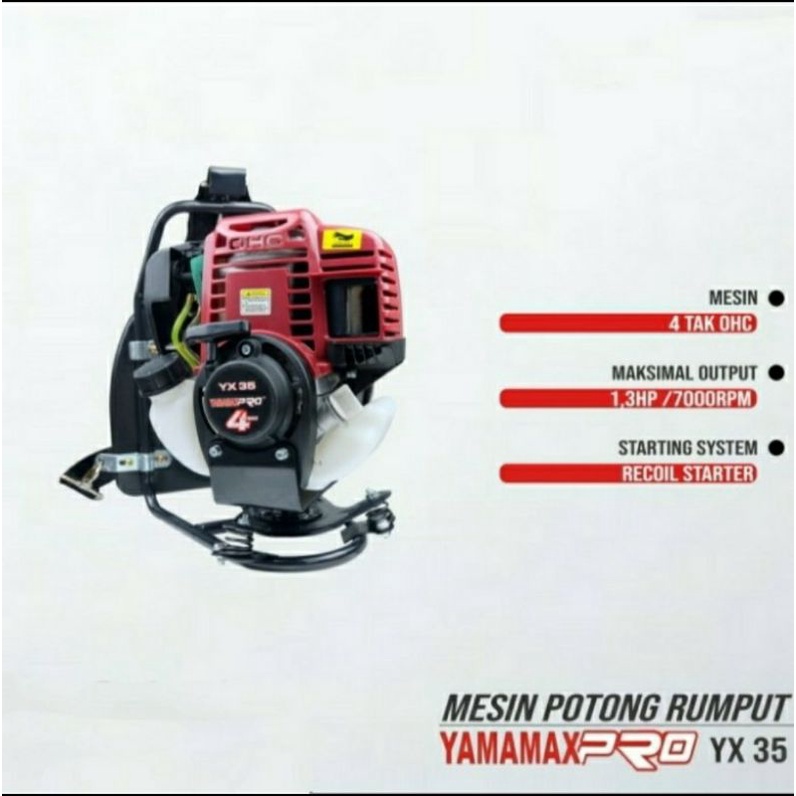 Mesin potong rumput 4 tak yamamax pro YX 35