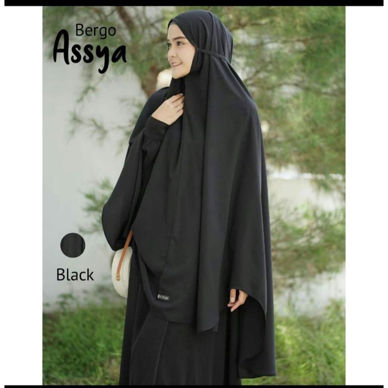 khimar jumbo assya bergo instan cadar