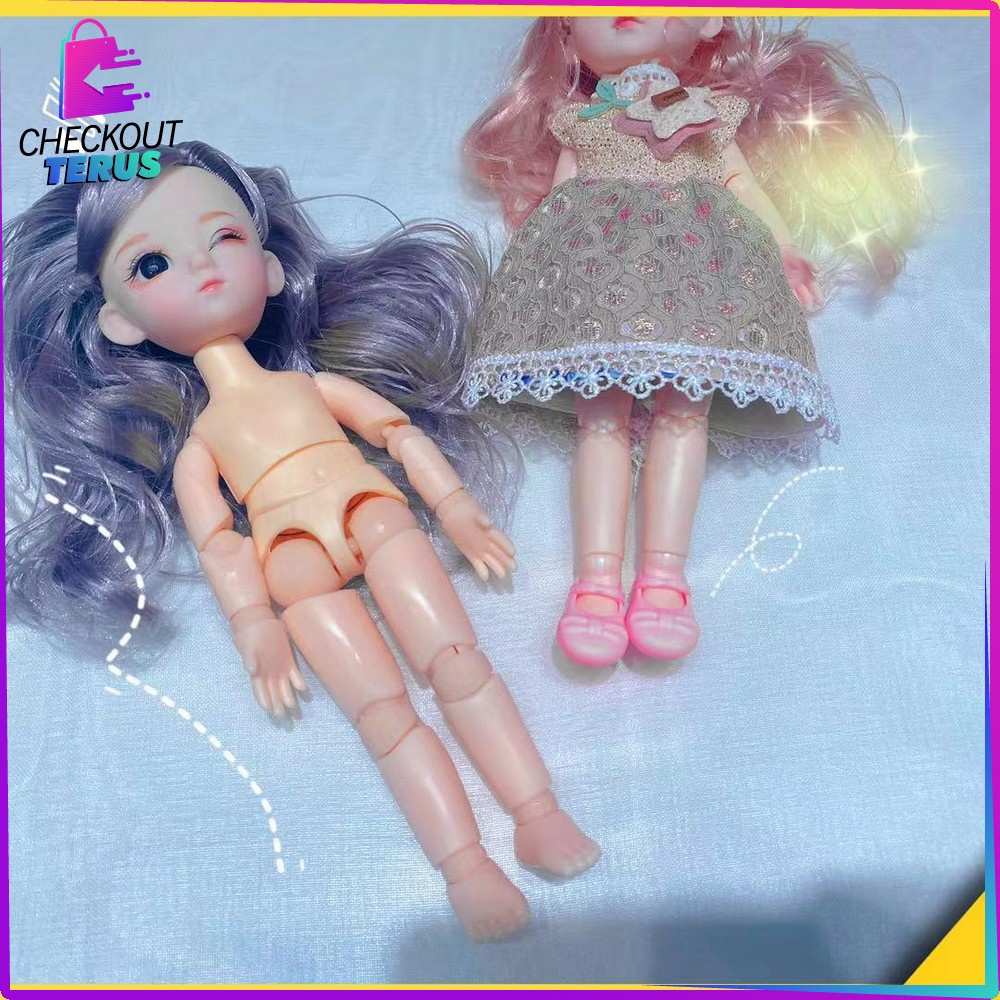 CT M204 Mainan Boneka Princess Dress 2IN1 Boneka Putri Imut Cewek DIY Doll 2IN1 Anak Perempuan Lucu