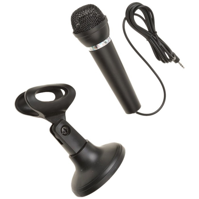 Standing MIC PC Microphone Laptop MEETING ZOOM 3.5mm Karaoke Net KTV