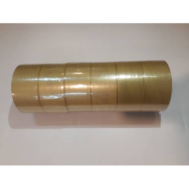 

Lakban bening plakban warna clear 2" isi 6roll