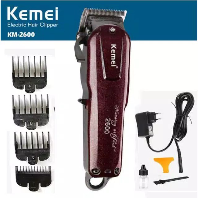 Alat Cukur Rambut Kemei Mesin Cukur Rambut Charger Hair Clipper KEMEI KM 2600