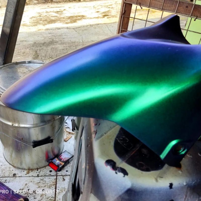 Blue Green Sprite 250ml Cat Bunglon 3 Warna