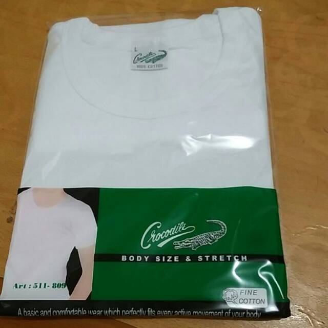 Oblong Crocodile tipe 809 putih