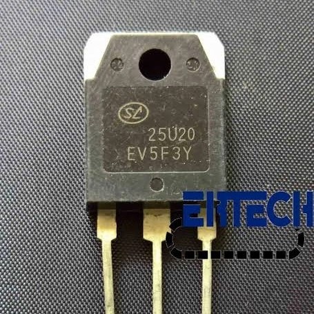 SL 25U20 SFR25U20PNA Pengganti 20U20 SiLan Diode Dioda Las To-3p