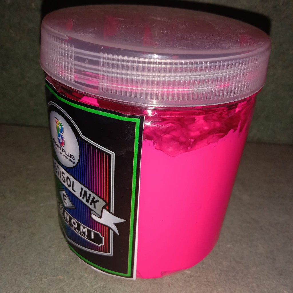 

Tinta Sablon PLASTISOL FLOURESCENT Brain Plus PINK 500gr