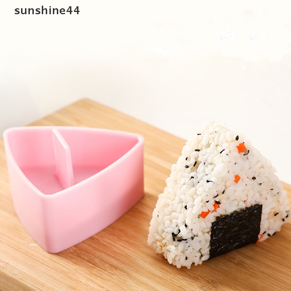 Sunshine 1pc Cetakan Pembuat Bola Nasi Onigiri DIY Anti Lengket