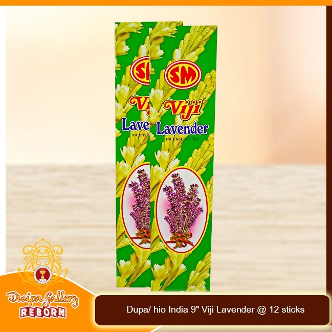 Dupa Hio Wangi Aromaterapi India Viji Lavender Lusinan @12 stick/pack