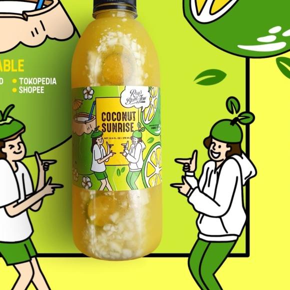 

✬ Coconut Sunrise 1000ml - Less Sweet ►