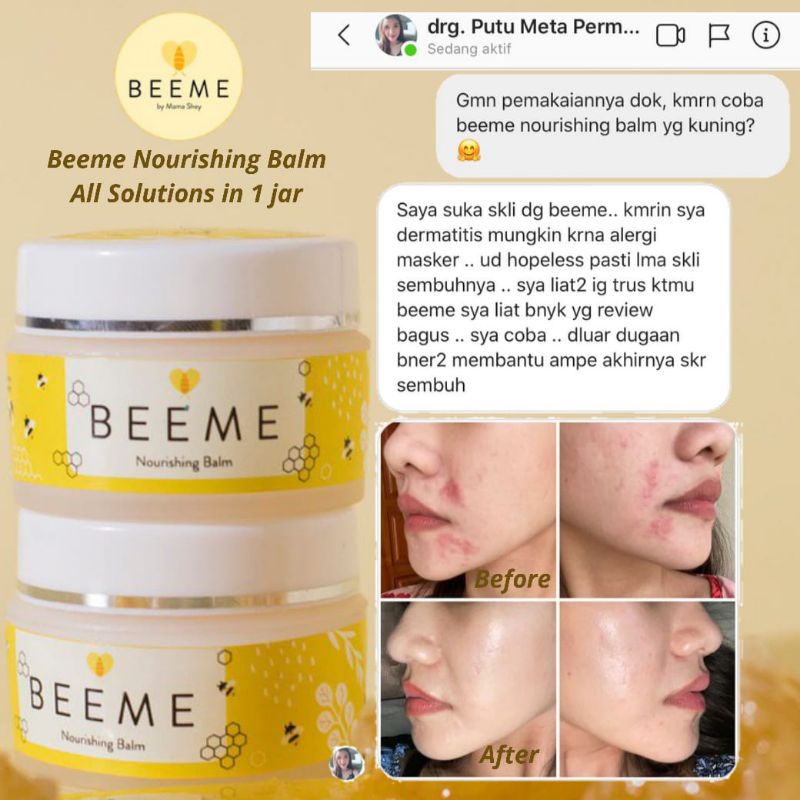 PAKET BEEME NOURISHING, Sabun &amp; Sunscreen Niacinamide