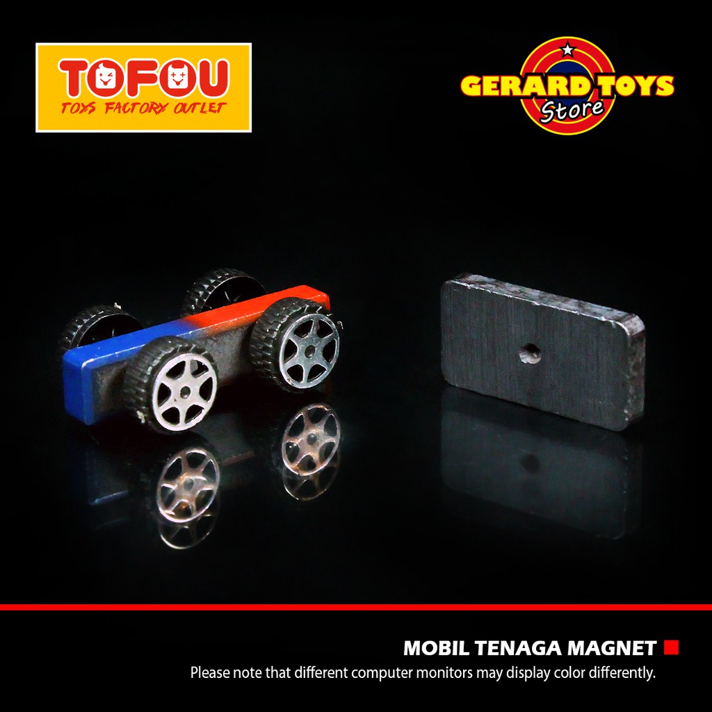 Mainan Mobil Tenaga Magnet Magnit Besi Berani MURAH BANGET