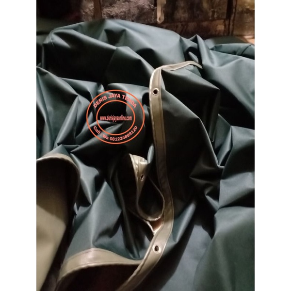 Terpal tenda 4x6 bahan semi karet
